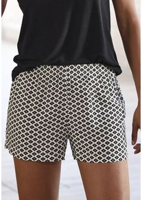 Lascana Pyjamashorts mehrfarbig Gr. 32 für Damen. Mit Allover-Druck. Gerade