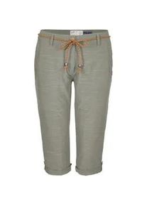 3/4-Hose "GS 93 WMN PNTS", Damen, Gr. 44, Normalgr&ouml;&szlig;en, gr&uuml;n (helloliv), Obermaterial: 65% Baumwolle, 30% Polyester, 5% Elasthan;Futter: 100% Polyester, G.I.G.A. DX BY KILLTEC, Hosen, Caprihose Damen: Stretch, schnelltrocknend, Taschen, Autolock-Zipper