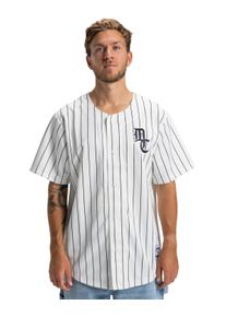 DC Shoes Herren Funktionshemd "Slugger"weiß pinstripe, Gr. M, 100% Polyester, Hemden