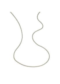 ZEEme Basic Halskette Silber 925 rhodiniert Panzerkette 45cm lang