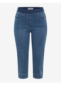 Raphaela by Brax Damen Style PAMINA CAPRI STONED SLIGHTLY USED, denim blau, Gr. 36