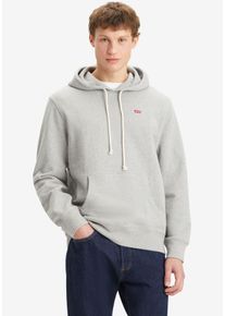 Levi's LEVI'S Herren Kapuzensweatshirt "NEW ORIGINAL HOODIE"mid tone grau heathe, casual, Gr. XXL, Sweatware, Obermaterial: 100% Baumwolle, Sweatshirts, mit