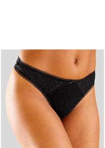 Lascana String 'Chiara' schwarz Gr. 32/34 für Damen. Körpernah