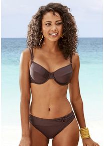 s.Oliver Bikini-Hose 'Rome' braun Gr. 34. Mit Zierringe