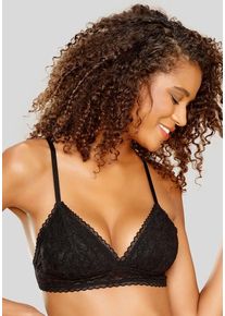 s.Oliver Bralette 'Clarissse' schwarz Gr. 32 für Damen. Ohne Bügel. Sehr Schmal