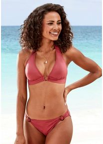 s.Oliver Bikini-Hose 'Rome' rostrot Gr. 32. Mit Zierringe