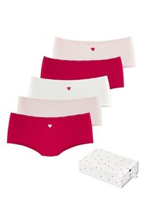 Lascana Panty mehrfarbig Gr. 36/38 für Damen. Mit Spitze, Print. Körpernah. Nachhaltig.