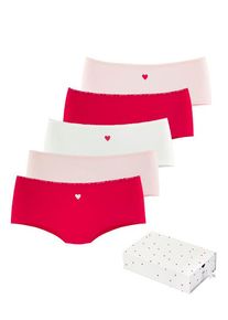 Lascana Panty mehrfarbig Gr. 32/34 für Damen. Mit Print, Spitze. Körpernah. Nachhaltig.