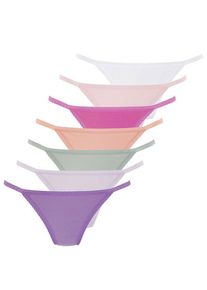 Vivance String mehrfarbig Gr. 32/34 für Damen. Mit Spitze. Körpernah. Nachhaltig.