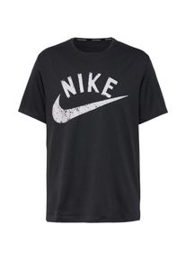 Nike Miler Swoosh Funktionsshirt Herren - schwarz - Gr. L - Polyester