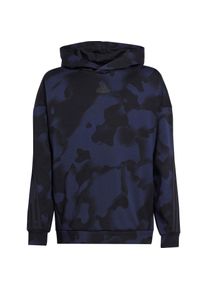 Adidas Hoodie Kinder - blau - Gr. 140 - Polyester/Baumwolle