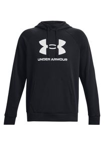 Under Armour Rival Hoodie Herren - schwarz - Gr. XL - Baumwolle/Polyester