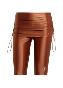 Adidas Stella Mccartney Tights Damen - braun - Gr. L - Polyamid/Elastan