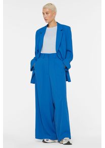 Damen Jackenblazerunique blau, casual, Gr. M, SENSES.THE LABEL, unifarben, Material: 100% Lyocell, Futter: 50% Polyester, 50% Viskose, Blazer, mit