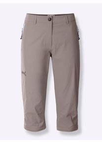 sheego Gro&szlig;e Gr&ouml;&szlig;en Zip-off-Hose mit 2 Tragevarianten, taupe, Gr&ouml;&szlig;e 24 - Damen
