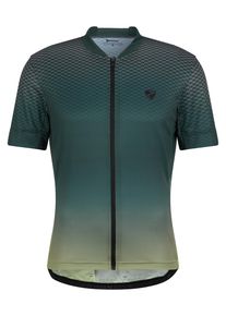 Ziener Herren Radtrikot "NELETE-Z"bitter lemon, Gr. 60, Obermaterial: 100% Polyester; Obermaterial 2: 90% Polyester, 10% Elasthan, Trikots
