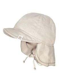 Hut MaxiMo Baby's Schildmütze Futter Nackenschutz Bindeband Kinder (Gr 45 cm |beige)
