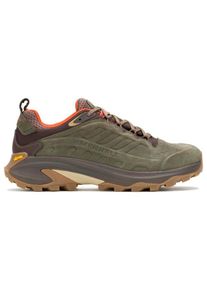 Multisportschuhe Merrell Moab Speed 2 Leather WP Herren (Gr 46 |braun/oliv |wasserdicht)