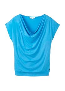 Tranquillo Lockeres Shirt aus Ecovero Viskose T-Shirt Women (Gr L |blau)