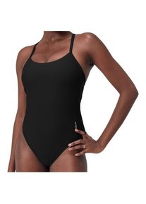 Speedo Solid Racerback 1 Piece Badeanzug Damen (Gr XL |schwarz)