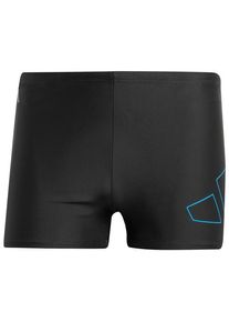 Badehose Adidas Big Bars Swim Boxer Herren (Gr 3 |schwarz)