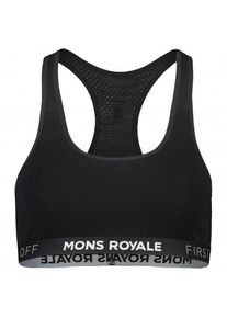 Mons Royale Sierra Sports Bra Sport-BH Damen (Gr M |schwarz)