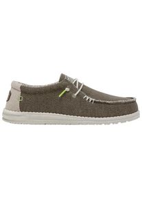 HeyDude Wally Braided Sneaker Herren Alltag (Gr 43 |braun/grau)