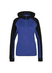 Merinohoodie Stoic Merino260 StadjanSt. 3/4 Zip w. Hood Damen (Gr XL |blau)