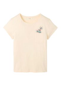 Tranquillo T-Shirt mit Stickerei T-Shirt Damen (Gr XL |weiß)
