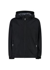 CMP Jacket Fix Hood WP Regenjacke Kinder (Größe 128 |schwarz |wasserdicht)