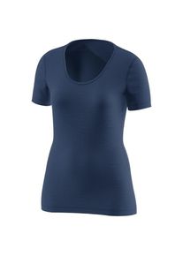Löffler Löffler Shirt S/S Merino Light Merinounterwäsche Damen (Gr 38 |blau)