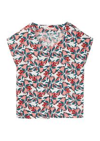 Tranquillo Luftige Bluse aus Ecovero Viskose T-Shirt Damen (Gr 42 |bunt)