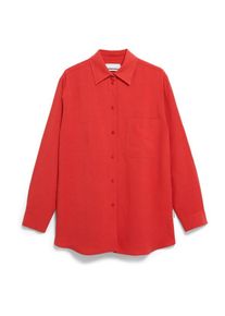 Bluse armedangels Maalgaa Lino Damen (Gr XS |rot)