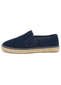 Espadrij Loafer Elastic Mesh Freizeitschuhe Herren (Gr 44 |blau)