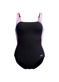 Badeanzug Speedo Shaping LunaLustre Printed 1 Piece Damen (Gr 36 |schwarz)