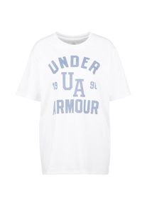 Under Armour HWT OS Collegiate S/S T-Shirt Damen (Gr XL |weiß)