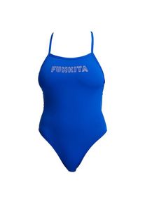 Funkita Tie Me Tight One Piece Badeanzug Damen Schwimmen (Gr 40 |blau)