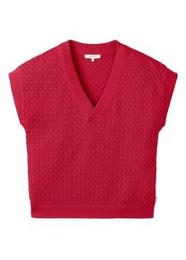 Tranquillo Strick-Shirt Top Damen (Gr L |rot)
