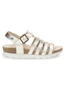 Panama Jack Sasha Shine B1 Sandalen Damen (Gr 39 |beige/weiß)