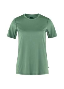 Fjällräven Fjällräven Abisko Day Hike S/S Funktionsshirt Damen Wandern (Gr L |grün)