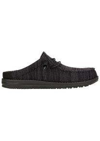 HeyDude Wally Slip Stretch Sox Freizeitschuhe Herren (Gr 41 |schwarz)