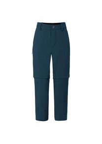 Vaude Detective Stretch Zip Off Pants II Zip-Off-Hose Kinder (Gr 92 |blau)