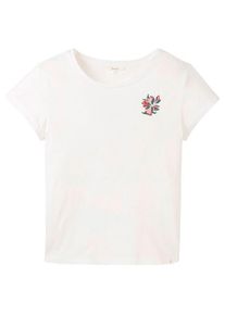 T-Shirt Tranquillo T-Shirt mit Stickerei Damen (Gr L |weiß)