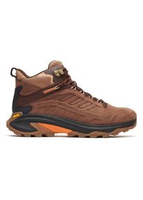 Merrell Moab Speed 2 Leather Mid WP Wanderschuhe Herren (Gr 46 |braun |wasserdicht)