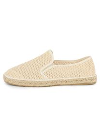 Freizeitschuhe Espadrij Loafer Elastic Mesh Herren (Gr 42 |beige)