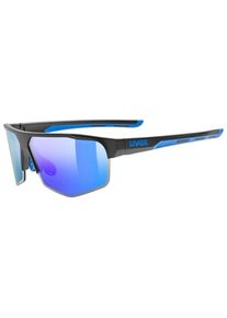 Uvex Axos Set Cat 3 (VLT 9%) + Clear Cat 0 (VLT 92%) Sonnenbrille (blau)