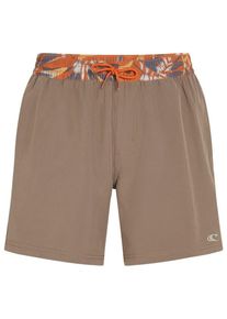 O`Neill O'Neill Pocket Print 16 Swimshorts Badehose Herren Schwimmen (Gr S |weiß)