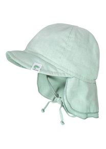 MaxiMo Baby's Schildm&uuml;tze Futter Nackenschutz Bindeband Hut Kids (Gr 49 cm |grau)