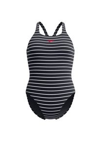 Badeanzug Speedo Eco Endurance+ Printed Medalist Damen (Gr 46 |schwarz/grau)