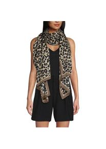 LANDS' END Flie&szlig;ender Schal, Damen,  Braun, Viskose, by Lands' End